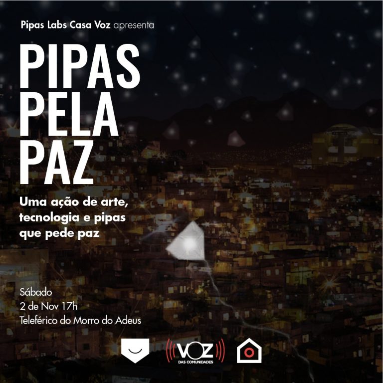 Mil pipas com led iluminarão o Complexo do Alemão neste sábado, 2