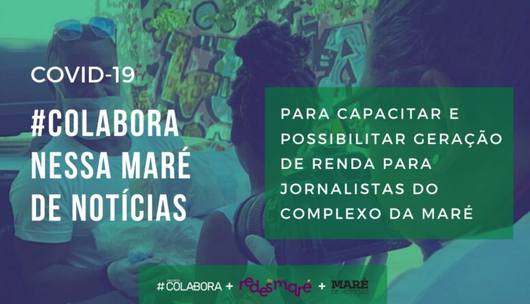 Inscreva-se no #Colabora nessa Maré de Notícias