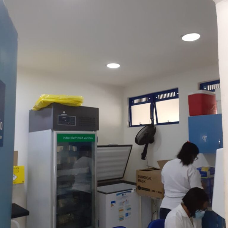 Uma unidade de saúde doente