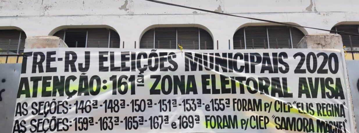  Seções eleitorais do Ciep Hélio Smidt serão transferidas para outras escolas da Maré