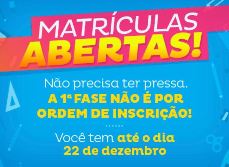 Prefeitura e Estado abrem período de inscrições para escolas; veja calendário