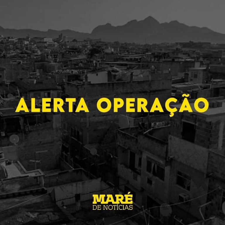 Sábado com operação policial e vacinação suspensa na Maré