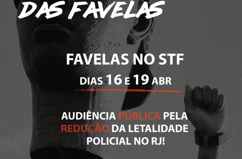  Audiência Pública da ADPF das Favelas vai discutir estratégias de redução da letalidade policial no Rio