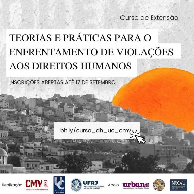 UFRJ cria curso sobre teorias e práticas para o enfrentamento de violações aos direitos humanos
