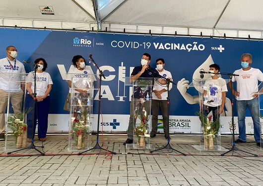  #VacinaMaré – 2ª Dose: campanha de vacinação recomeça na Maré