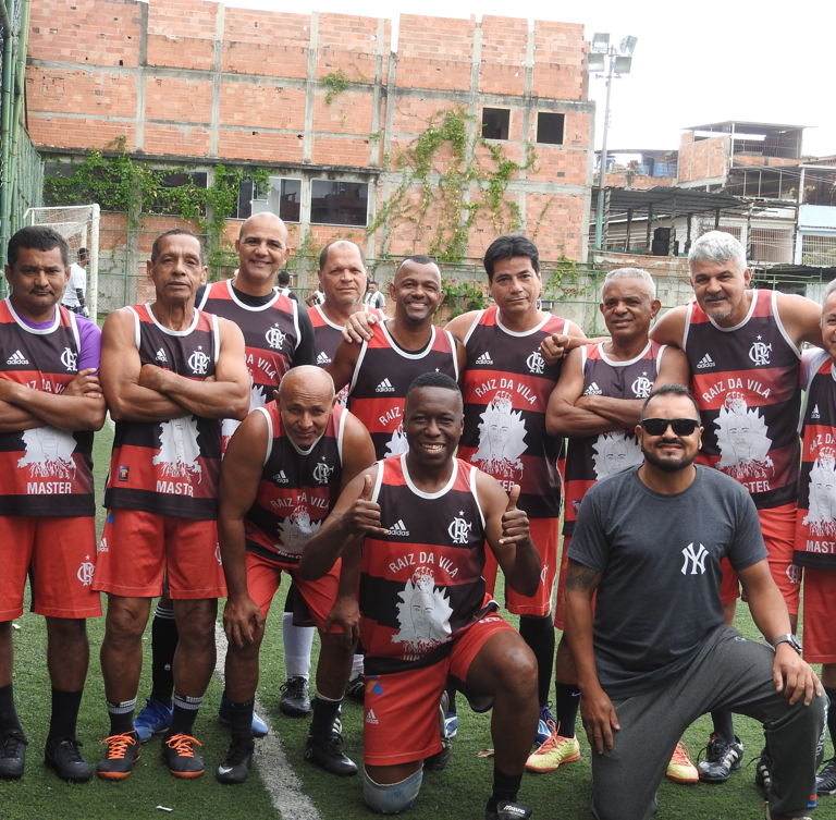 O campo de futebol é minha casa