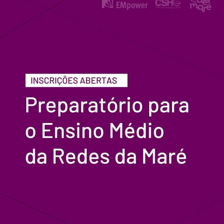 Curso preparatório para o ensino médio na ONG Redes da Maré está com inscrições abertas; saiba mais sobre