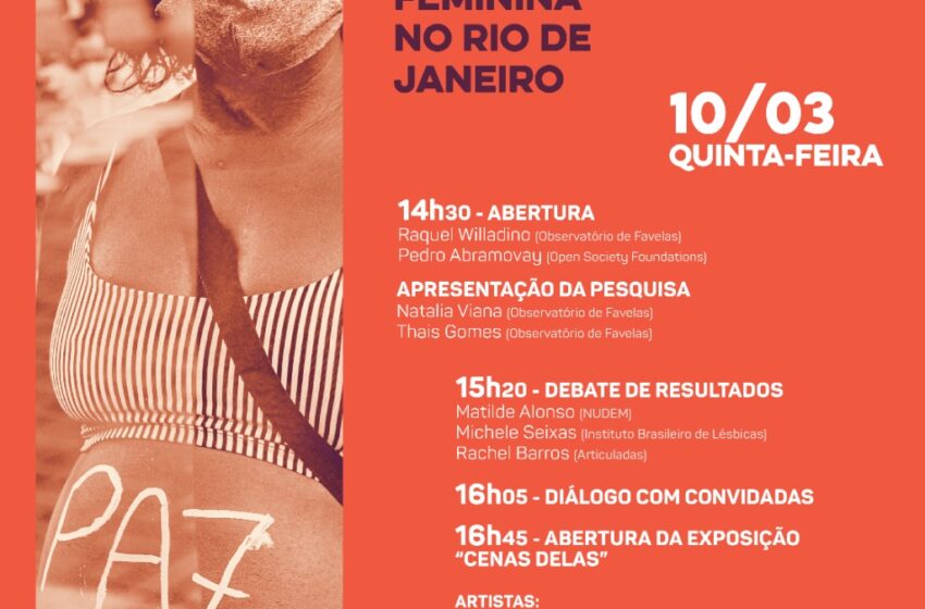  Observatório de Favelas lança pesquisa sobre violência de gênero e letalidade feminina no Rio de Janeiro
